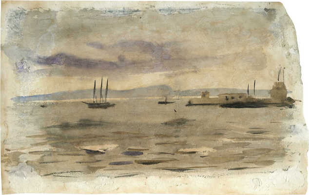 Лапшин Николай Фёдорович. Корабли в заливе